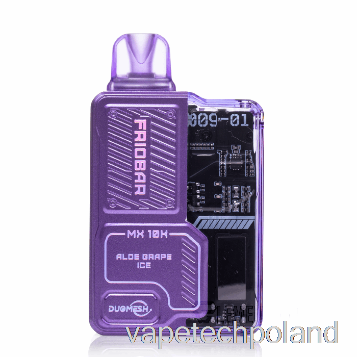 Vape Polska Freemax Friobar Mx 10k Jednorazowy Lód Winogronowy Z Aloesem